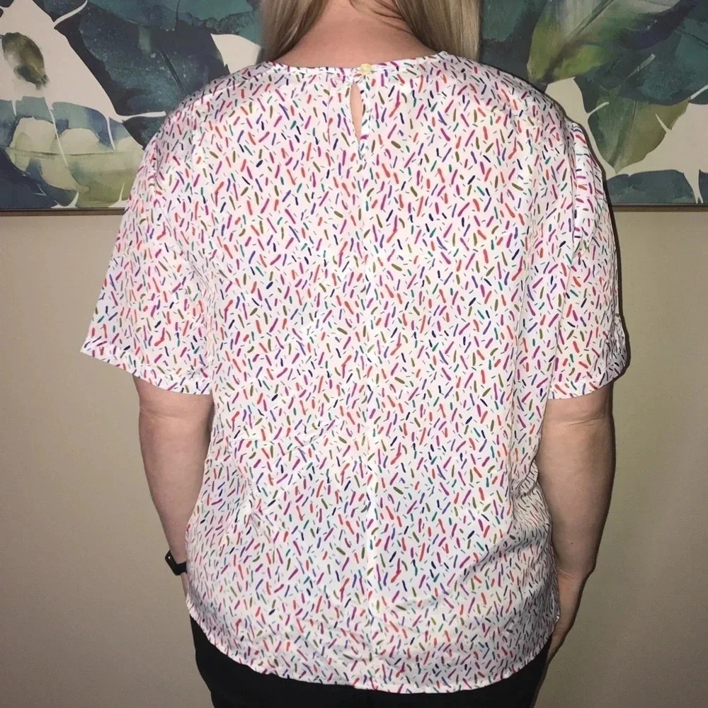 Vintage Impressions Woman 80s style blouse—Size 18 - Picture 4 of 8